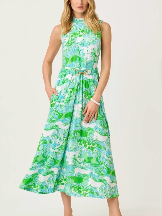 Lilly Pulitzer Dresses & Skirts - Lilly Pulitzer Colman Midi Dress in Galloping Gals 1976 Print